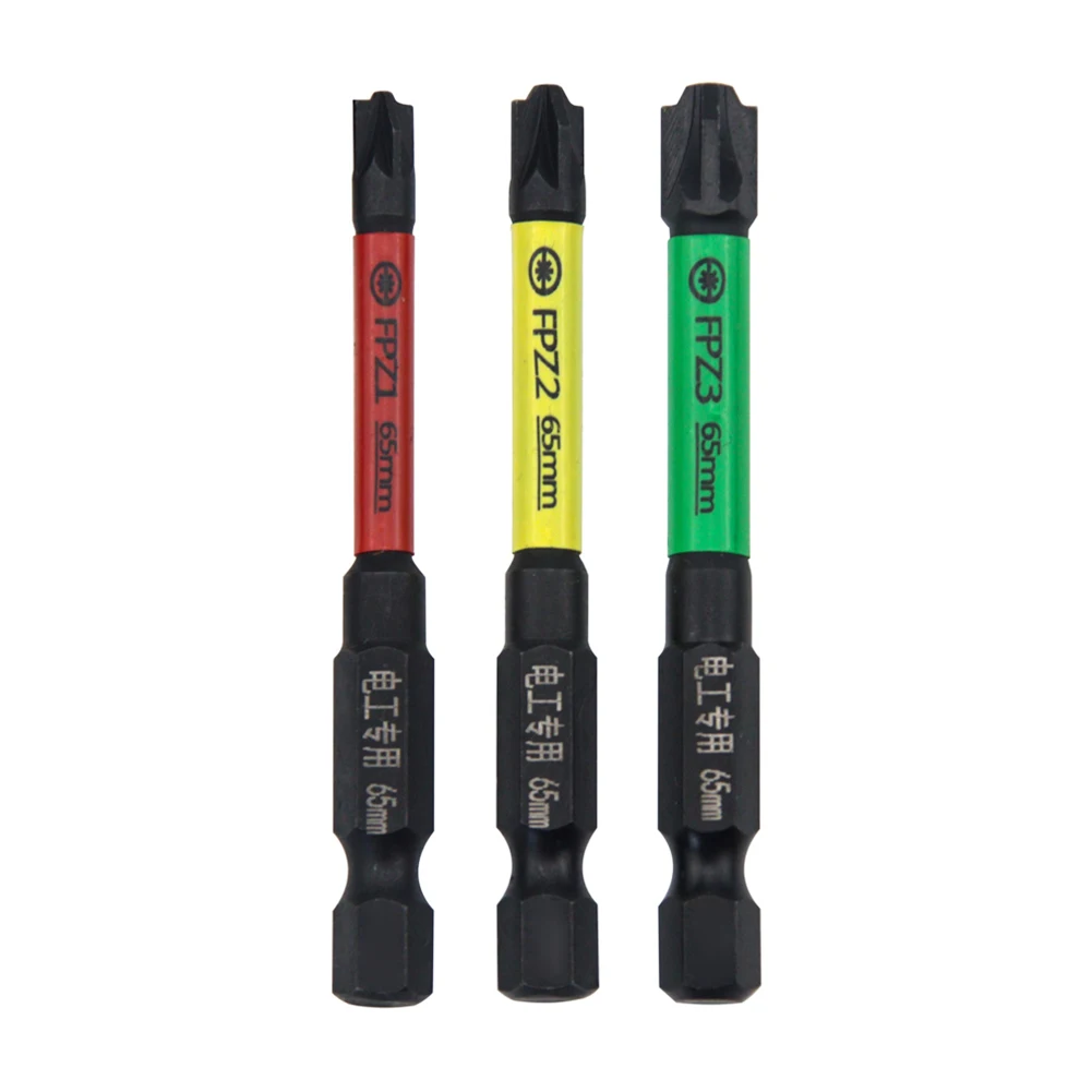 3pcs 65mm Magnetic Special Slotted Cross Screwdriver Bits FPZ1 FPZ2 FPZ3 For Circuit Breakers Socket Switch Electric Tools
3pcs 65mm Magnetic Special Slotted Cross Screwdriver Bits FPZ1 FPZ2 FPZ3 For Circuit Breakers Socket Switch Electric Tools