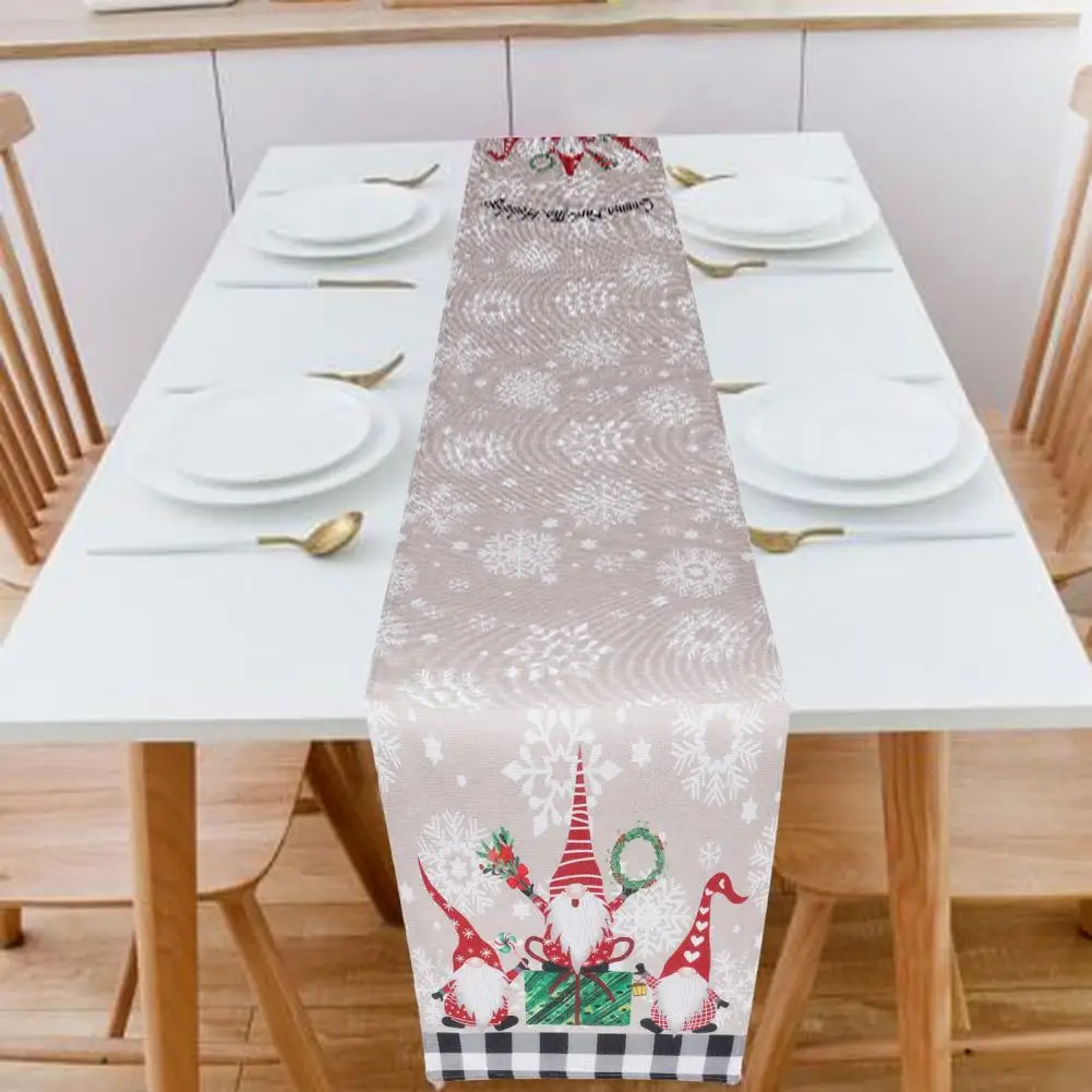 Snowflake Table Runner Festive Snowflake Gnome Print Table Runner Durable Exquisite Christmas Decor for Home Festival Holiday
Snowflake Table Runner Festive Snowflake Gnome Print Table Runner Durable Exquisite Christmas Decor for Home Festival Holiday