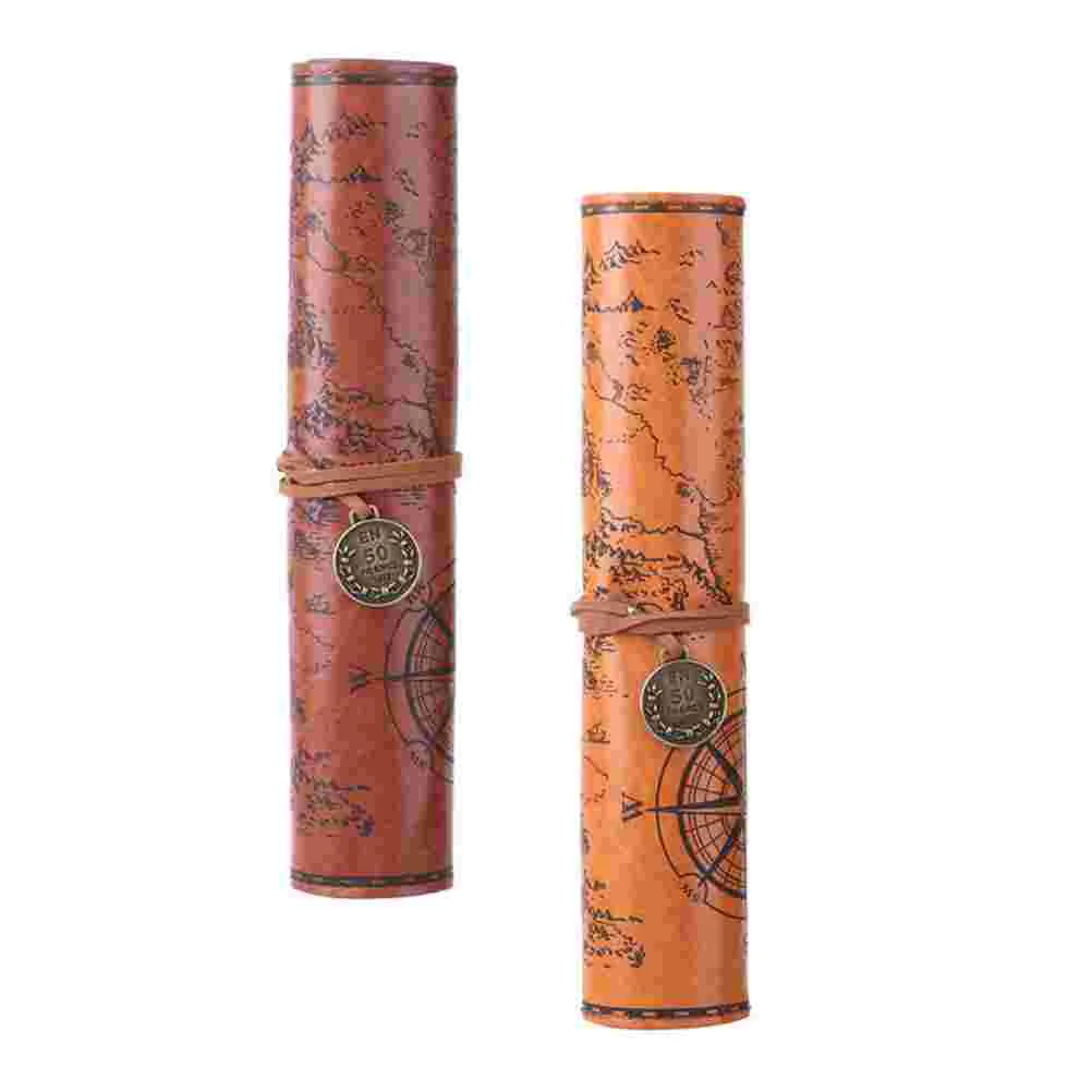 2Pcs Bag Pencil Roll Wrap Leather Pen Case Roll Pen Bag Rolling Pencil Holder for Student Travel Gift
2Pcs Bag Pencil Roll Wrap Leather Pen Case Roll Pen Bag Rolling Pencil Holder for Student Travel Gift