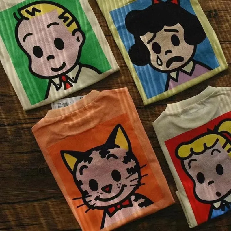 Summer Kids T-shirts Boys Girls Short Sleeve Casual T-shirt Cartoon Print Harada Osamus Tees Children 100 Cotton Tops
Summer Kids T-shirts Boys Girls Short Sleeve Casual T-shirt Cartoon Print Harada Osamus Tees Children 100 Cotton Tops