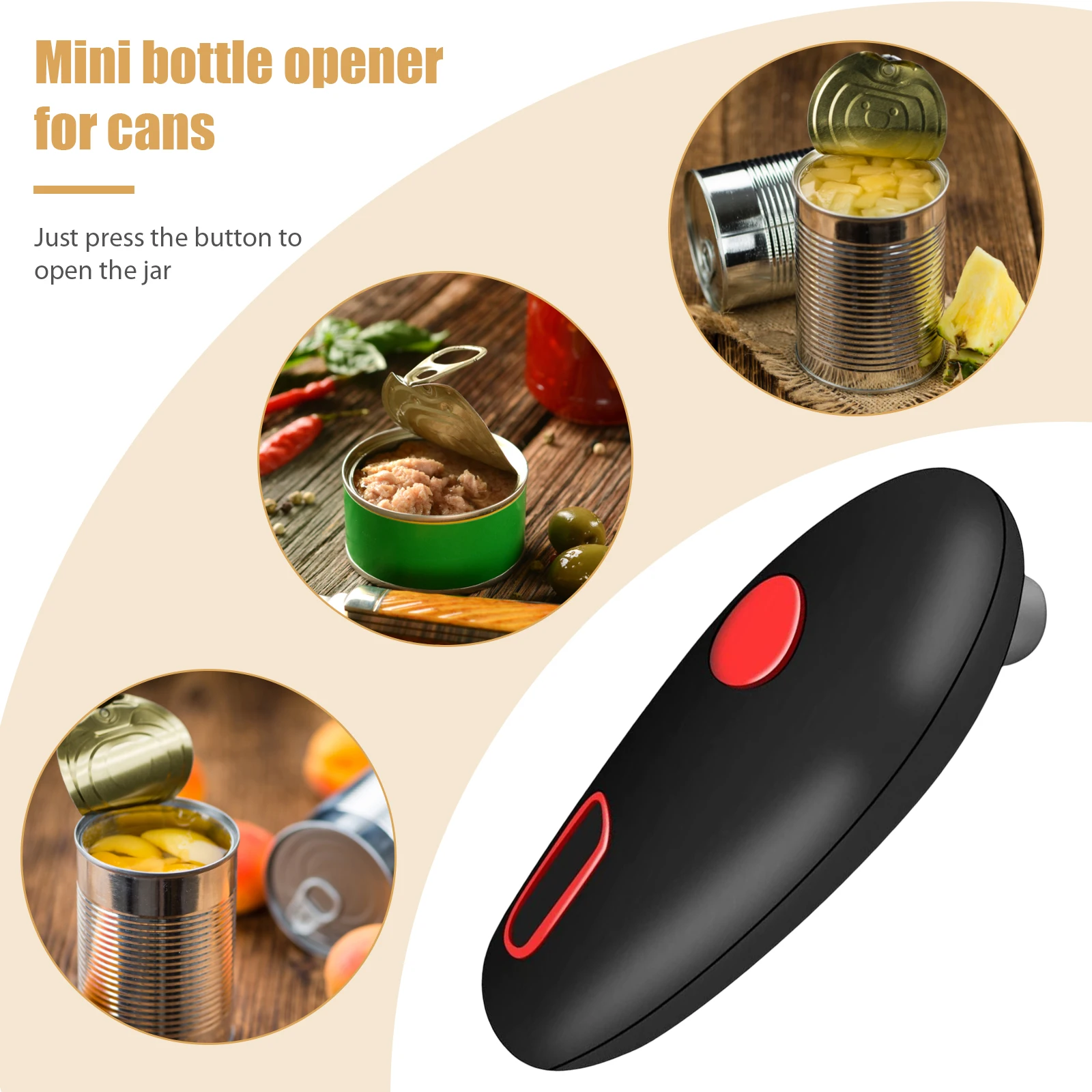 Electric Canning Knife Automatic Mini Beer Cola Can Opener Portable Reusable Battery Powered Kitchen Tools Lid Opening Gadgets
Electric Canning Knife Automatic Mini Beer Cola Can Opener Portable Reusable Battery Powered Kitchen Tools Lid Opening Gadgets