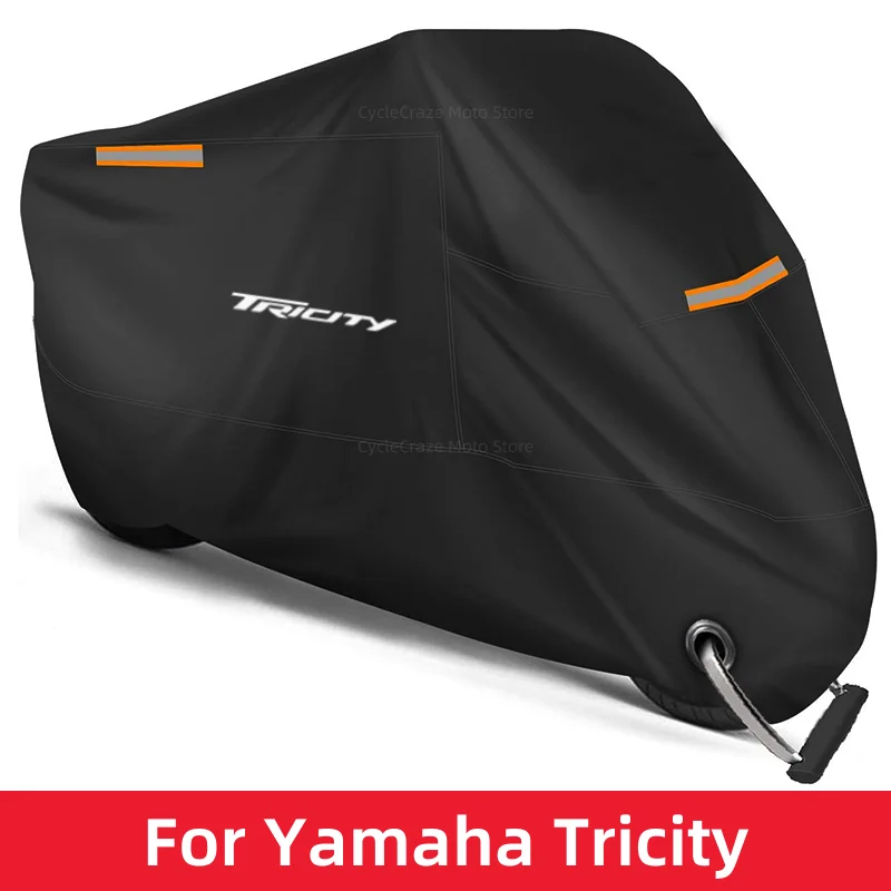 Чехол для мотоцикла, водонепроницаемый уличный скутер, защита от ультрафиолета, пылезащитный чехол от дождя для Yamaha Tricity 300 125 155 2018 2019 2020 2021 2022
Чехол для мотоцикла, водонепроницаемый уличный скутер, защита от ультрафиолета, пылезащитный чехол от дождя для Yamaha Tricity 300 125 155 2018 2019 2020 2021 2022