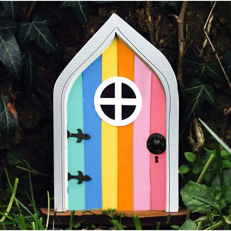 Wooden Fairy Door Ornaments, Wall Decoration, Color Window And Door Ornaments Miniature Wood Furniture
Wooden Fairy Door Ornaments, Wall Decoration, Color Window And Door Ornaments Miniature Wood Furniture