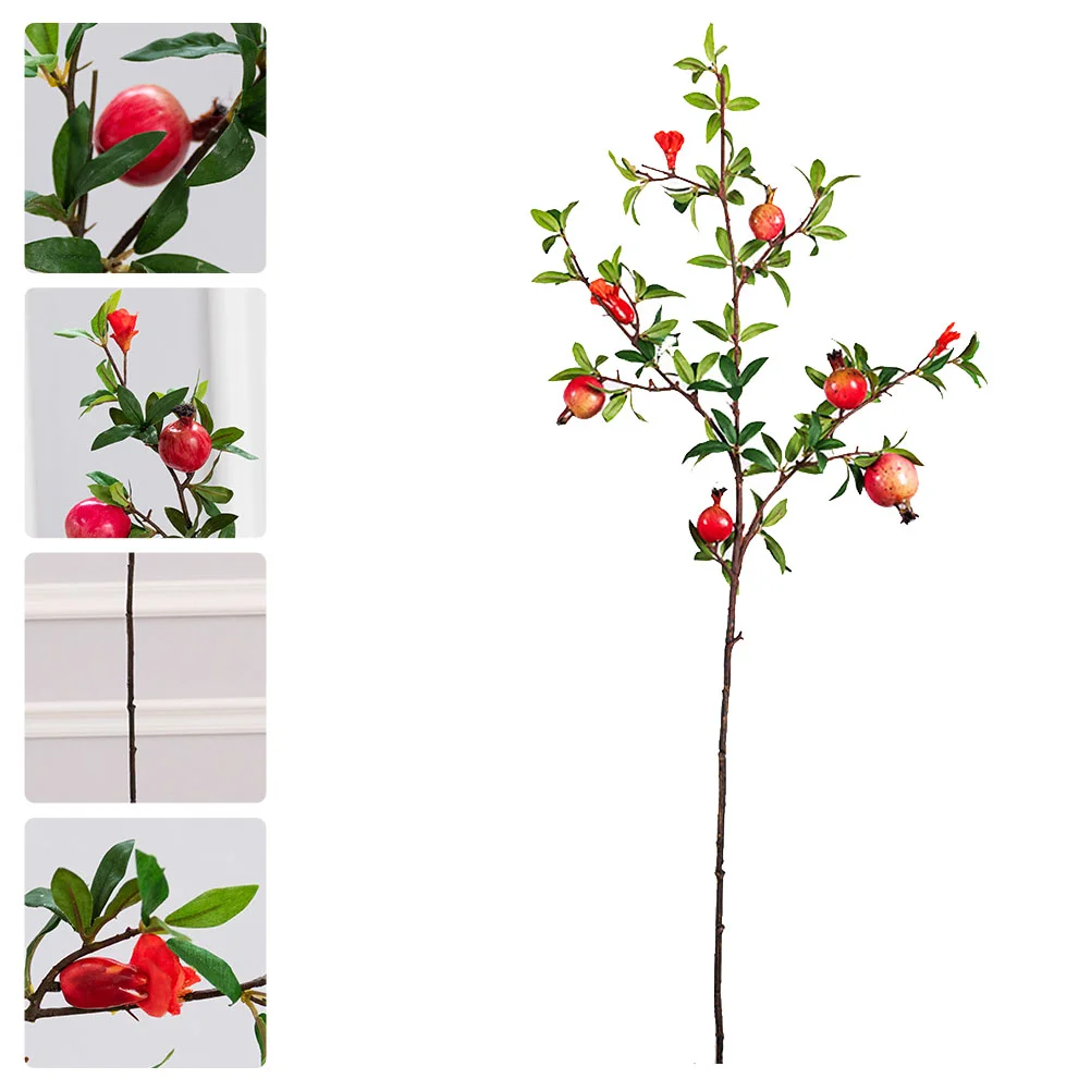 Simulated Pomegranate Fruit Branch Emulation Berry Branches Lifelike Flower Imitated Artificial Arranging
Simulated Pomegranate Fruit Branch Emulation Berry Branches Lifelike Flower Imitated Artificial Arranging