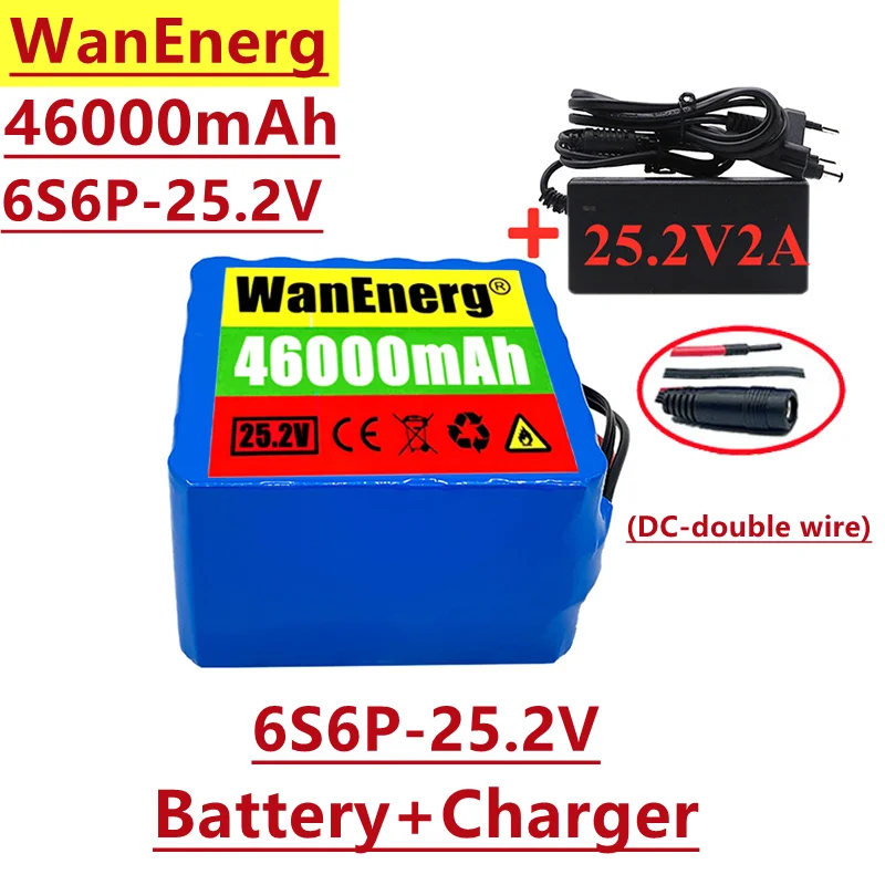 Литиевая батарея 25,2 v 6s6p 24V 46ah 18650, Встроенный BMS, подходит для электрических велосипедов, колесных колясок, четырехколесных и большой емкости
Литиевая батарея 25,2 v 6s6p 24V 46ah 18650, Встроенный BMS, подходит для электрических велосипедов, колесных колясок, четырехколесных и большой емкости