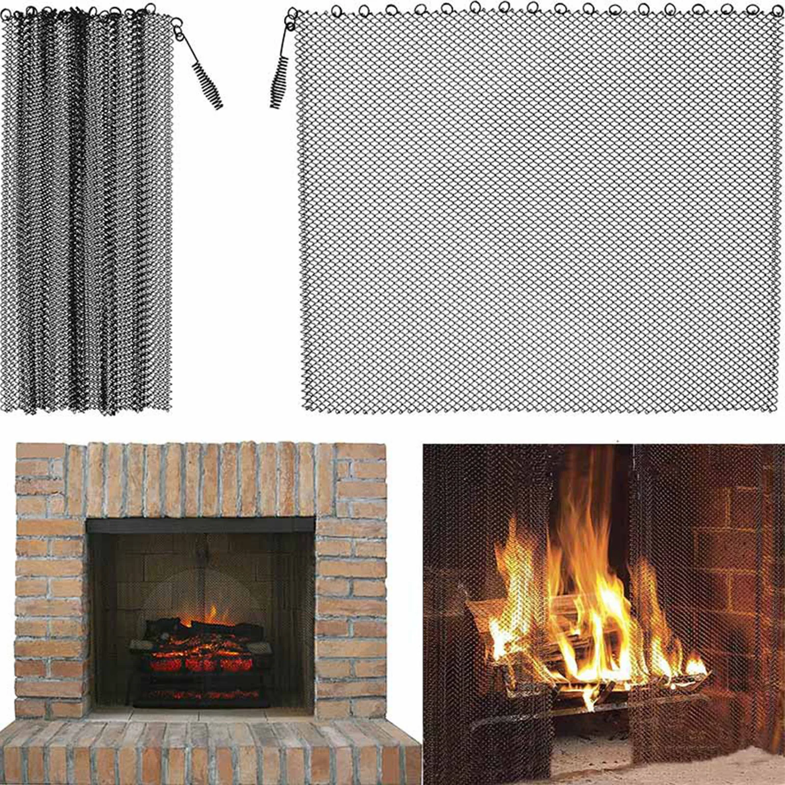 Fireplace Curtain Screen Fireplace Protection Tools 2pcs Withstand Heat And Humidity Mesh Screen For Fireplace Provide Good
Fireplace Curtain Screen Fireplace Protection Tools 2pcs Withstand Heat And Humidity Mesh Screen For Fireplace Provide Good