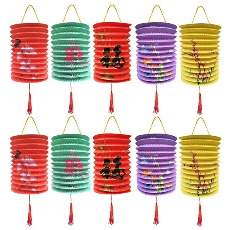 10Pcs Paper Lanterns Chinese Colorful Hanging Lanterns For Party Festive Portable Organ Paper Decorated With Colorful Lanterns
10Pcs Paper Lanterns Chinese Colorful Hanging Lanterns For Party Festive Portable Organ Paper Decorated With Colorful Lanterns