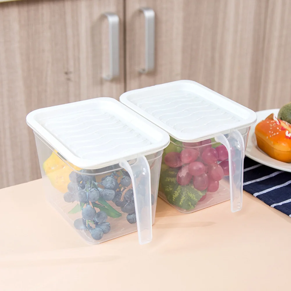 Kitchen PP Storage Box Refrigerator Fresh-keeping Box With Plastic Handle With Sealed Lid Kitchen Food Fruit Storage Box Jar
Kitchen PP Storage Box Refrigerator Fresh-keeping Box With Plastic Handle With Sealed Lid Kitchen Food Fruit Storage Box Jar