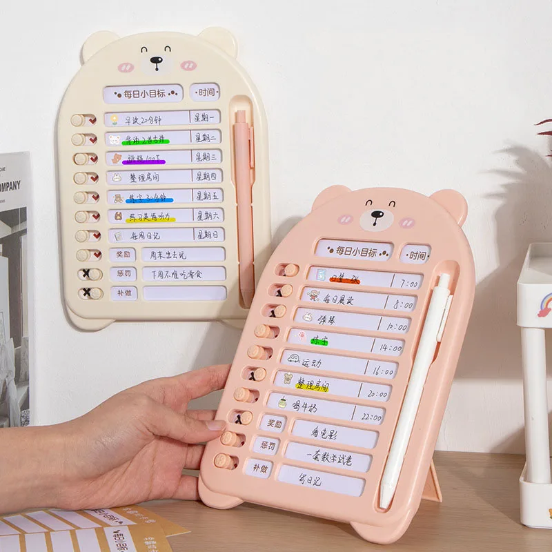 Reusable Chore Chart Planning Board Portable Memo Checklist Board for Kids Detachable Plastic Daily Task Schedule Reminder Chart
Reusable Chore Chart Planning Board Portable Memo Checklist Board for Kids Detachable Plastic Daily Task Schedule Reminder Chart