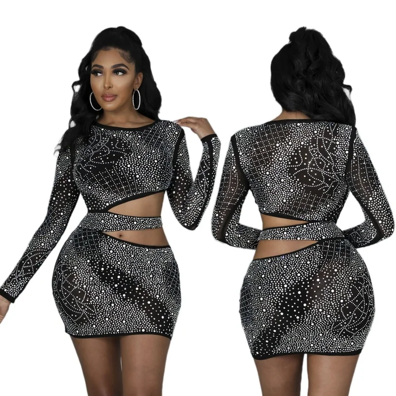 Mandylandy Women Sexy Diamond Evening Dress Lady High Waist Corset Hollow Out Bodycon Party Dress Night Clubwear Streetwear
Mandylandy Women Sexy Diamond Evening Dress Lady High Waist Corset Hollow Out Bodycon Party Dress Night Clubwear Streetwear