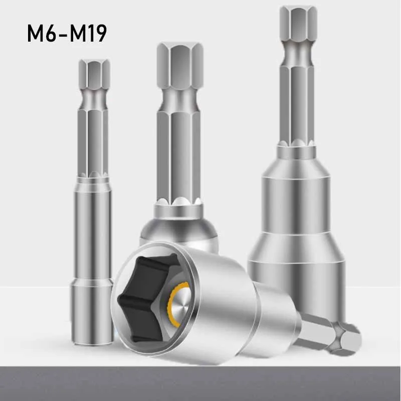 1Pc M6-M19 Hex Socket Strong Magnetic Sleeve Screwdriver Hand Electric Drill Extended Metric Socket Head hex handle
1Pc M6-M19 Hex Socket Strong Magnetic Sleeve Screwdriver Hand Electric Drill Extended Metric Socket Head hex handle