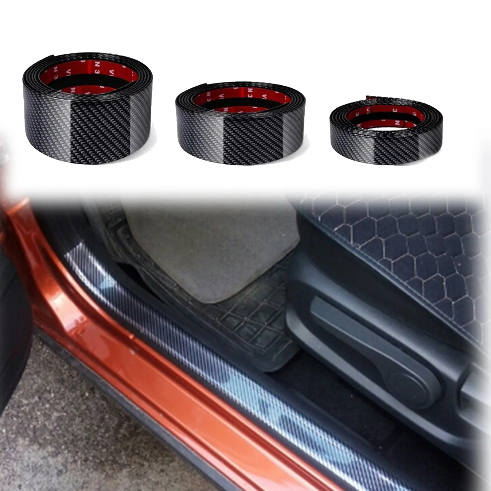 3D Carbon Fiber Car Sticker DIY Paste Protector Strip Auto Door Sill Side Mirror Anti Scratch Tape Waterproof Protect Film 10cm
3D Carbon Fiber Car Sticker DIY Paste Protector Strip Auto Door Sill Side Mirror Anti Scratch Tape Waterproof Protect Film 10cm
