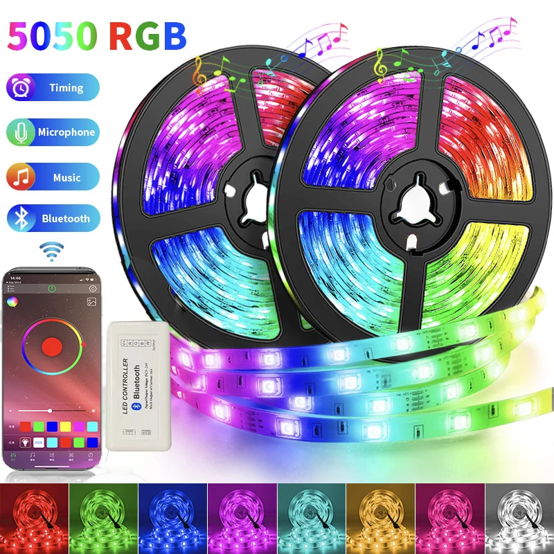 5050 RGBW 20M LED Strip Light Bluetooth Flexible Color Changing APP Control For Bar TV Backlight
5050 RGBW 20M LED Strip Light Bluetooth Flexible Color Changing APP Control For Bar TV Backlight
