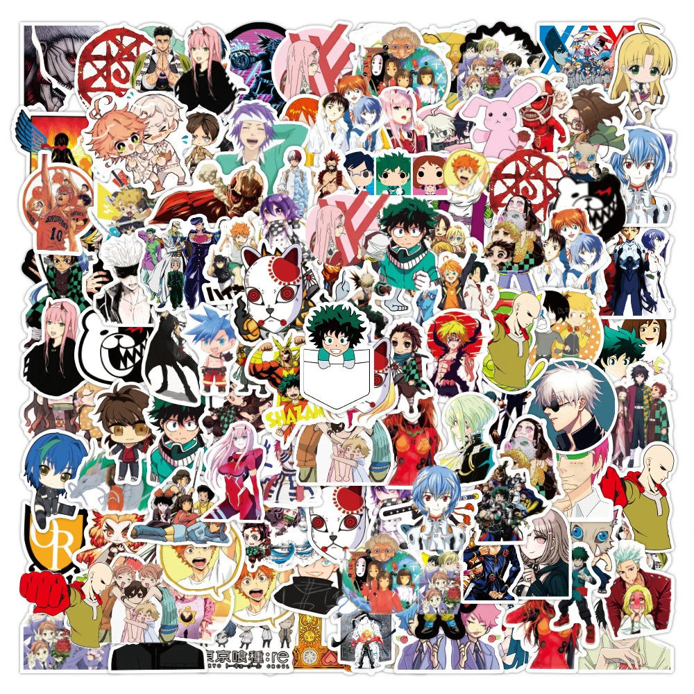 10/30/50/108PCS Mix Anime Cartoon Demon Slayer Jujutsu Kaisen Stickers Skateboard Guitar Suitcase Freezer Graffiti Sticker Toy
10/30/50/108PCS Mix Anime Cartoon Demon Slayer Jujutsu Kaisen Stickers Skateboard Guitar Suitcase Freezer Graffiti Sticker Toy