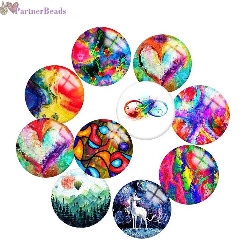 Colorful love Unicorn Round Photo Glass Cabochon Demo Flat Back Making Findings 20mm Snap Button N8731
Colorful love Unicorn Round Photo Glass Cabochon Demo Flat Back Making Findings 20mm Snap Button N8731