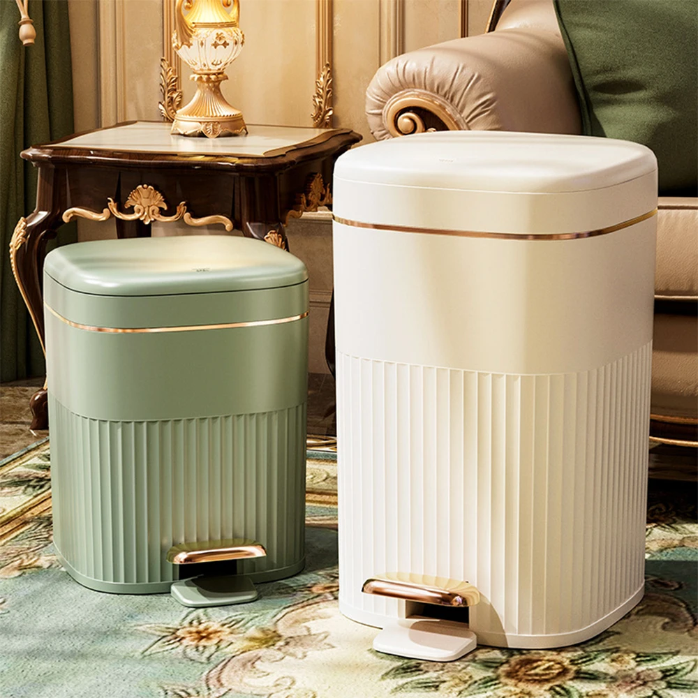 Waterproof For Large Bin Capacity Trash Wastebasket Pedal Luxury Garbage Can With Kitchens Bathroom Lid
Waterproof For Large Bin Capacity Trash Wastebasket Pedal Luxury Garbage Can With Kitchens Bathroom Lid