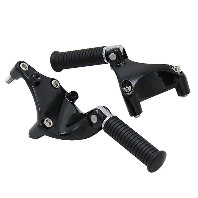 

Motorcycle Footrest Pedal Foot Peg Aluminium Rubber Motorcycle Accessories Footpeg Pedals ForHarleys For XL883 1200