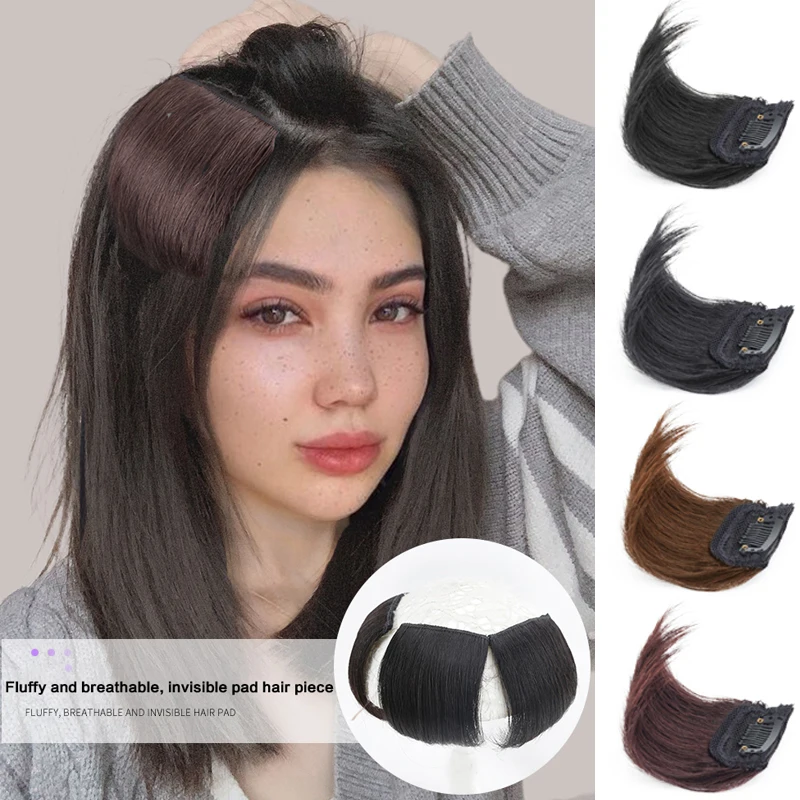 LANLAN Real Hair Invisable Seamless Hair Pads Clip In One Piece Hair Extension Lining of Natural Hair Top Side Cover Hairpiece 
LANLAN Real Hair Invisable Seamless Hair Pads Clip In One Piece Hair Extension Lining of Natural Hair Top Side Cover Hairpiece