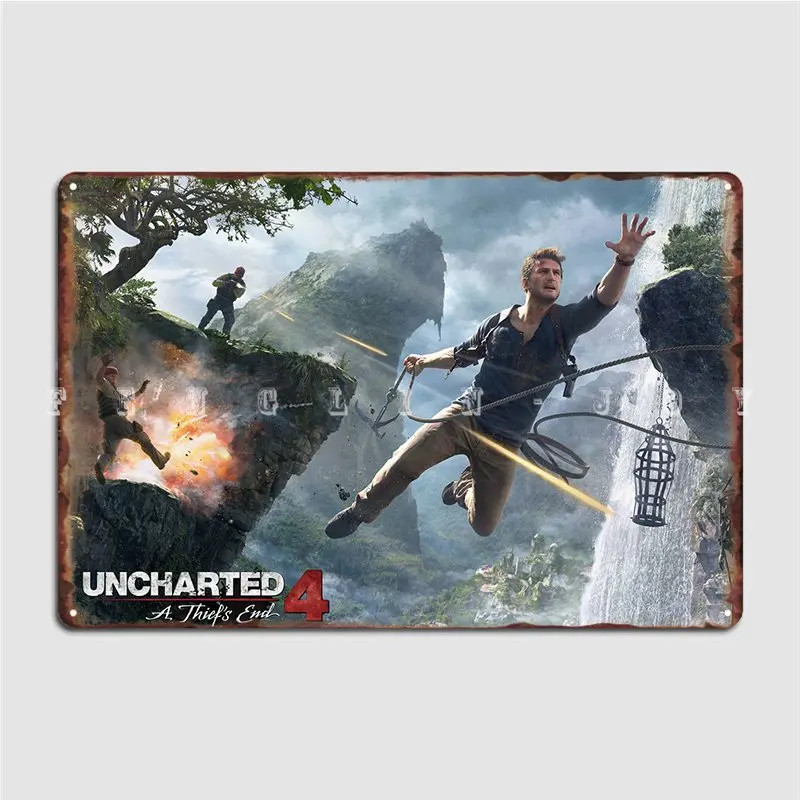 Uncharted 4 A Thiefs End Poster Metal Plaque Club Home Painting Décor create Mural Tin sign Poster
Uncharted 4 A Thiefs End Poster Metal Plaque Club Home Painting Décor create Mural Tin sign Poster