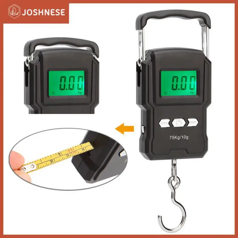 Electronic Scales Mini Handheld Hanging Scale With Tape Measure Abs Luggage Scales Lcd Digital Scale Fishing Supplies Digital
Electronic Scales Mini Handheld Hanging Scale With Tape Measure Abs Luggage Scales Lcd Digital Scale Fishing Supplies Digital