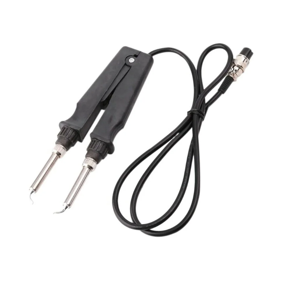 902 ESD SMD Double Soldering Iron Tweezer Handle Clip Heating Plier Station For Crowded Circuit Boards Soldering Station Access
902 ESD SMD Double Soldering Iron Tweezer Handle Clip Heating Plier Station For Crowded Circuit Boards Soldering Station Access