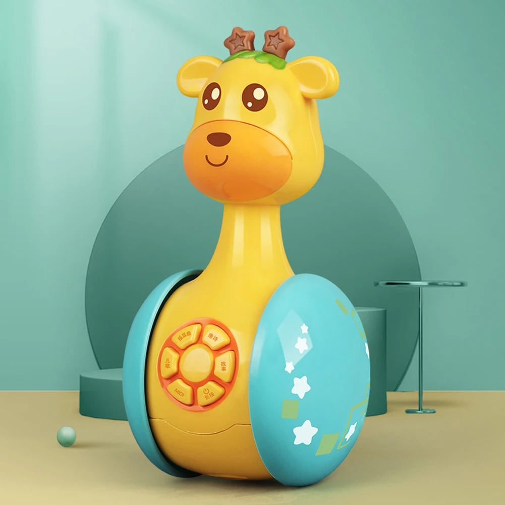 Electronic Baby Development Toys Music Cartoon Deer Tumbler Wobbler Toys Interactive Enlightenment Battery Powered Infant Gifts
Electronic Baby Development Toys Music Cartoon Deer Tumbler Wobbler Toys Interactive Enlightenment Battery Powered Infant Gifts