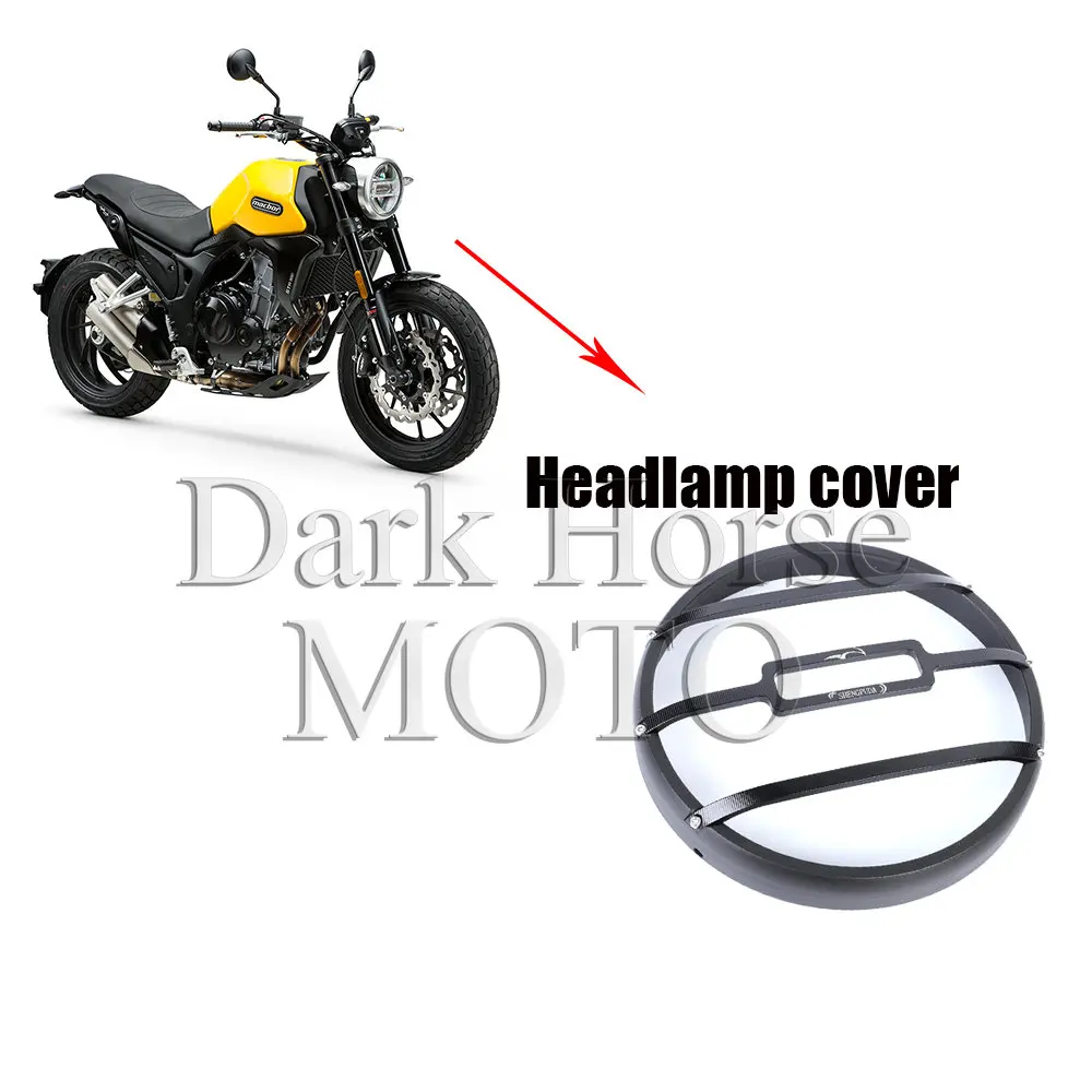 Motorcycle Headshade Modified Headlight Protective Cover Housing Accessories FOR Macbor Eight Mile 500
Motorcycle Headshade Modified Headlight Protective Cover Housing Accessories FOR Macbor Eight Mile 500