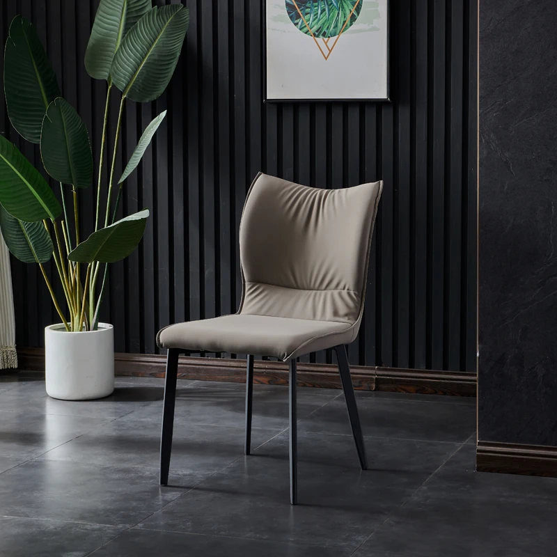 Soft Big Chair Modern Nordic Comfortable Lounge Makeup Manicure Wedding Chair Minimalist Leather Silla Comedor Library Furniture 
Soft Big Chair Modern Nordic Comfortable Lounge Makeup Manicure Wedding Chair Minimalist Leather Silla Comedor Library Furniture