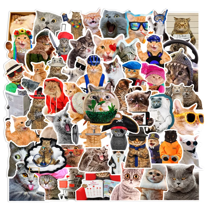 10/30/66pcs Funny Cat Stickers for Notebook Account Cute Cartoon Decals Kawaii DIY Skateboard Luggage Phone Bike PVC Car Sticker
10/30/66pcs Funny Cat Stickers for Notebook Account Cute Cartoon Decals Kawaii DIY Skateboard Luggage Phone Bike PVC Car Sticker