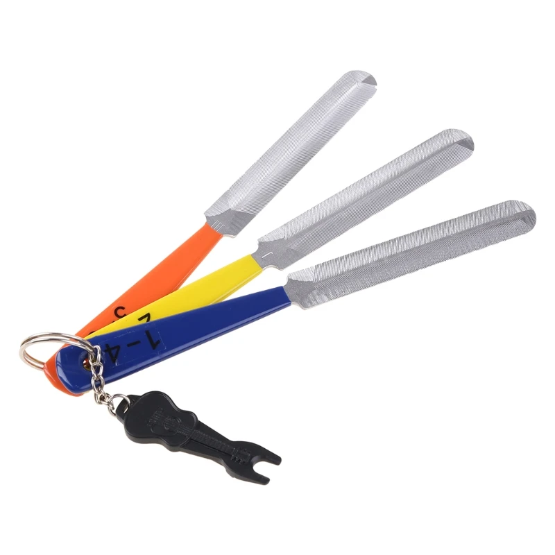 3 Pieces Guitar Nut Files Nut Slotting Files Set Double Edge Fret File Electric Guitar Fret Tool Kit Fret Crowning Files
3 Pieces Guitar Nut Files Nut Slotting Files Set Double Edge Fret File Electric Guitar Fret Tool Kit Fret Crowning Files