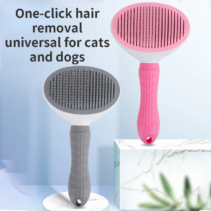 Dog Grooming One-click Hair Removal Pet Comb Shape Hair Removal Cat Comb Automatic Hair Removal Beauty Dog Comb Brush Asesorios
Dog Grooming One-click Hair Removal Pet Comb Shape Hair Removal Cat Comb Automatic Hair Removal Beauty Dog Comb Brush Asesorios
