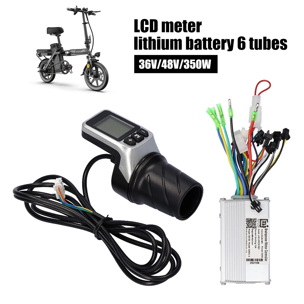 36V/48V 350W Brushless Controller Kit with LCD Meter Throttle Grip for Electric Bicycle E-Bike Electric Scooter Accessories
36V/48V 350W Brushless Controller Kit with LCD Meter Throttle Grip for Electric Bicycle E-Bike Electric Scooter Accessories