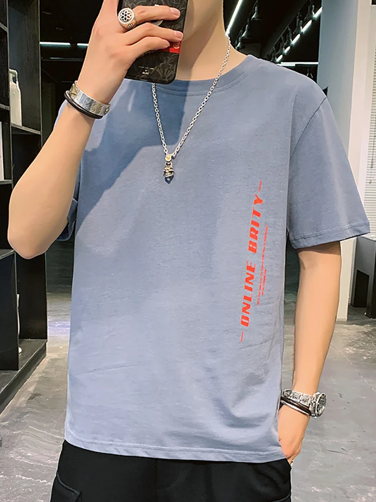 2022 New Men's Summer Cotton T-shirt Male Fashion Summer Clothes Short Sleeve Summer T-shirt O-Neck Men's Clothing
2022 New Men's Summer Cotton T-shirt Male Fashion Summer Clothes Short Sleeve Summer T-shirt O-Neck Men's Clothing