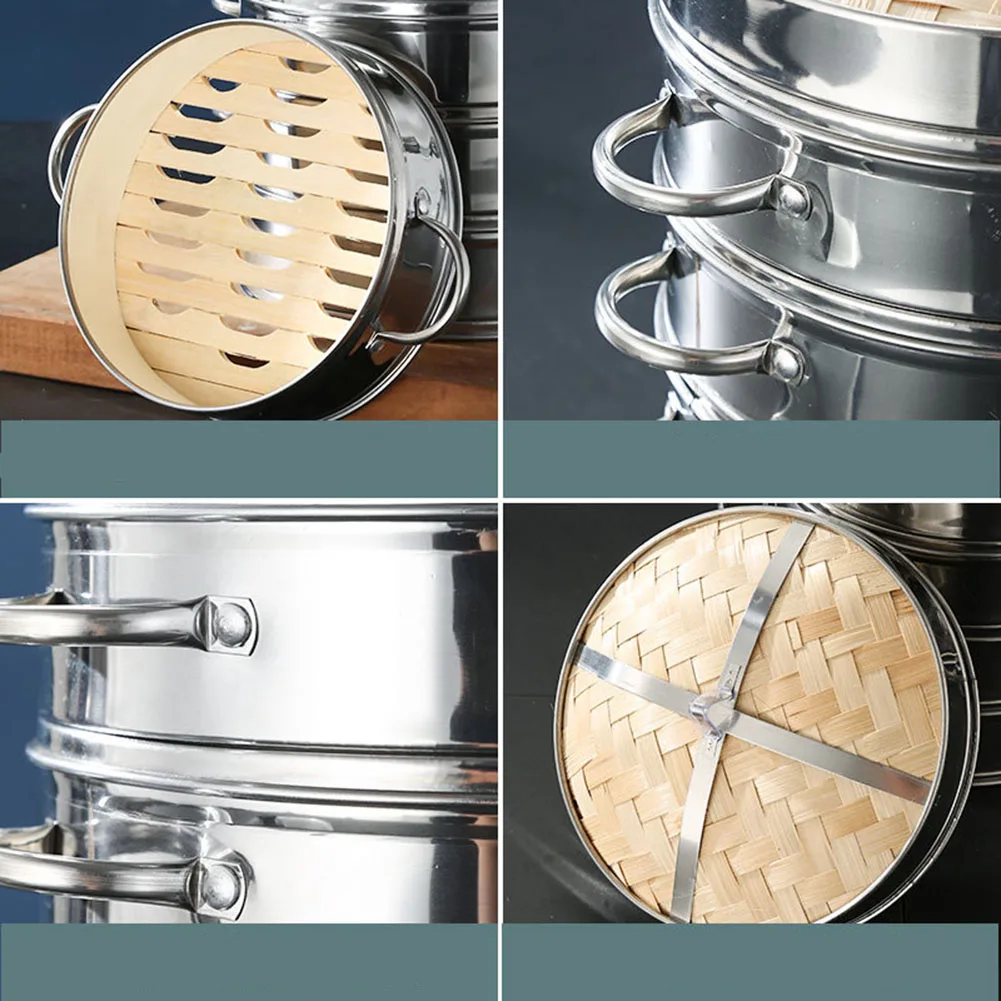 304 Stainless Steel Steamer Basket With Double Ear Rice Cooker Pot Steaming Grid For Dumplings Drain Basket Kitchen Cooking Tool
304 Stainless Steel Steamer Basket With Double Ear Rice Cooker Pot Steaming Grid For Dumplings Drain Basket Kitchen Cooking Tool