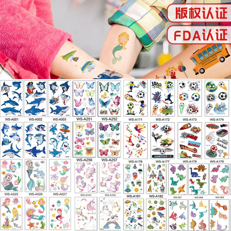 10 шт., временные татуировки-наклейки для детей
10 шт., временные татуировки-наклейки для детей