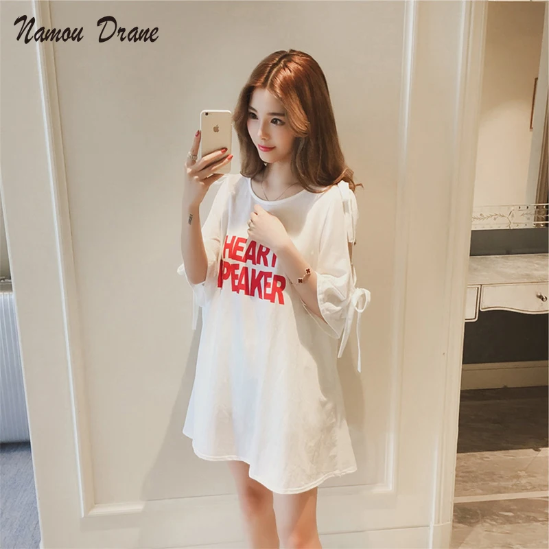 Namou Drane Chic Top Women's 2022 New Loose Short-sleeved T-shirt Women's Mid-length Lace-up T-shirt Skirt Hollow Graphic Tee
Namou Drane Chic Top Women's 2022 New Loose Short-sleeved T-shirt Women's Mid-length Lace-up T-shirt Skirt Hollow Graphic Tee