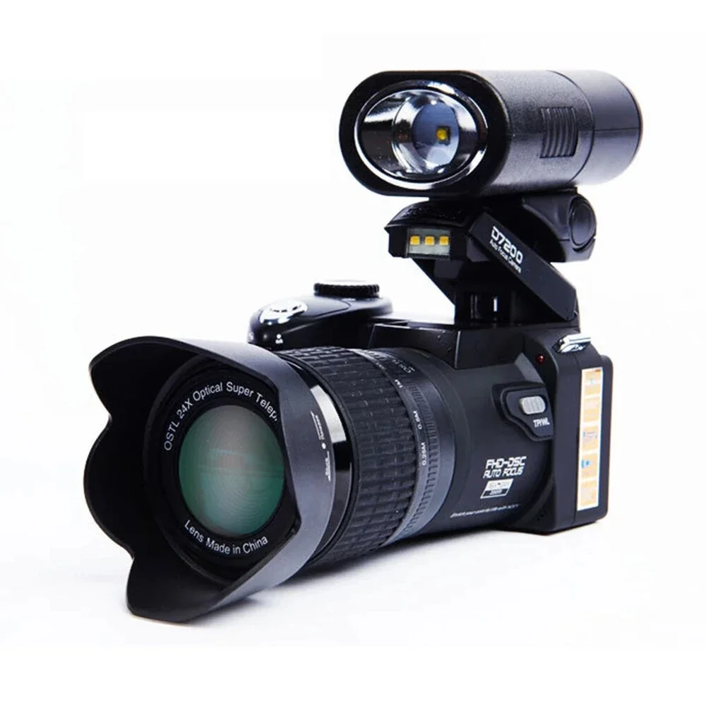 Digital Camera 33MP Auto Focus 24X Zoom HD 1080P Professional DSLR Telephoto Lens Wide Angle Appareil Photo Bag with LED
Digital Camera 33MP Auto Focus 24X Zoom HD 1080P Professional DSLR Telephoto Lens Wide Angle Appareil Photo Bag with LED