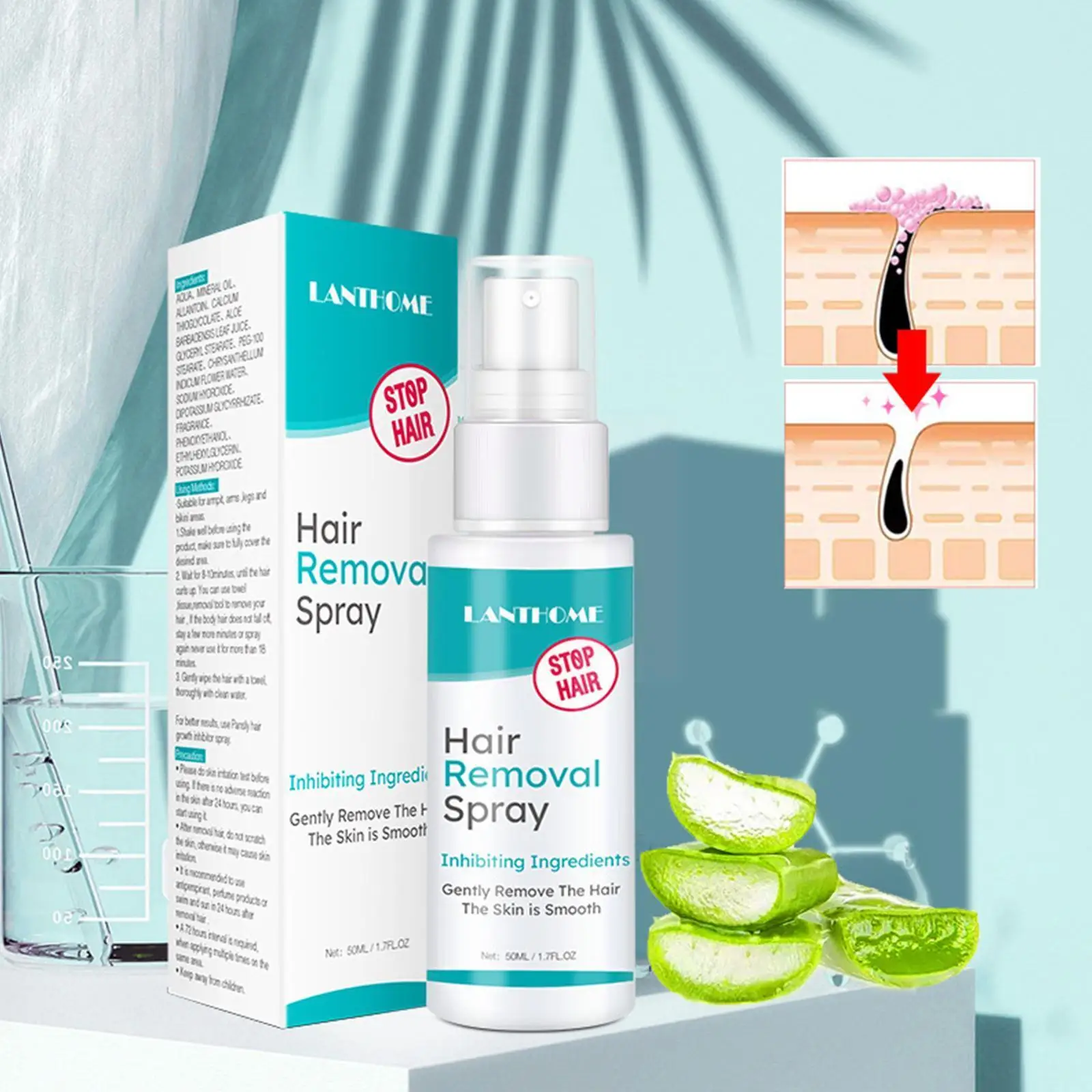 Hair Growth Removal Spray Inhibitor Spray Beard Bikini Semi-permanent Painless Spray Leg Intimate Body Cream Hair Removal A M0d8
Hair Growth Removal Spray Inhibitor Spray Beard Bikini Semi-permanent Painless Spray Leg Intimate Body Cream Hair Removal A M0d8
