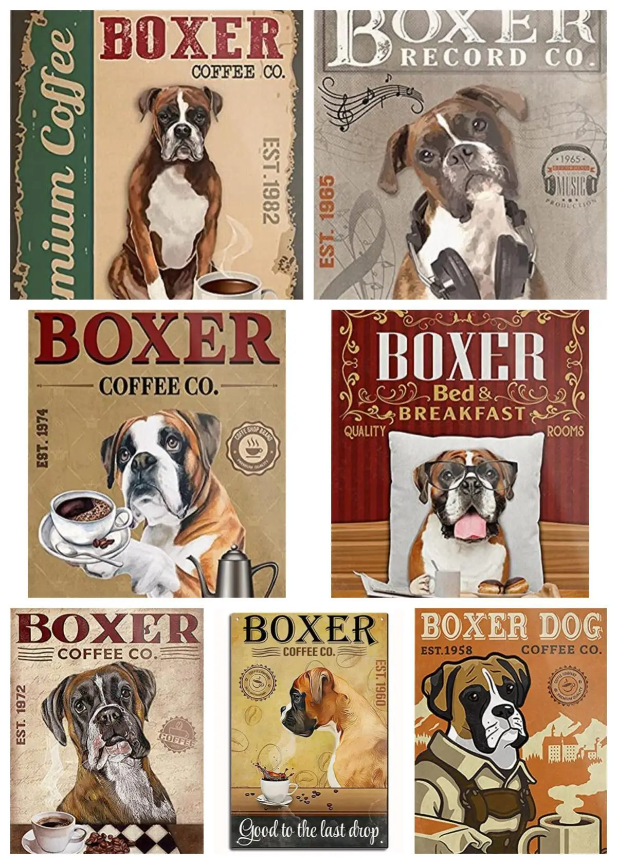 Funny Tin Sign Boxer Dog Signs Wall Art Poster Wall Plaque Decor Panel Retro Vintage Mural,Dog Sign, Home Decor,Dog Lovers
Funny Tin Sign Boxer Dog Signs Wall Art Poster Wall Plaque Decor Panel Retro Vintage Mural,Dog Sign, Home Decor,Dog Lovers