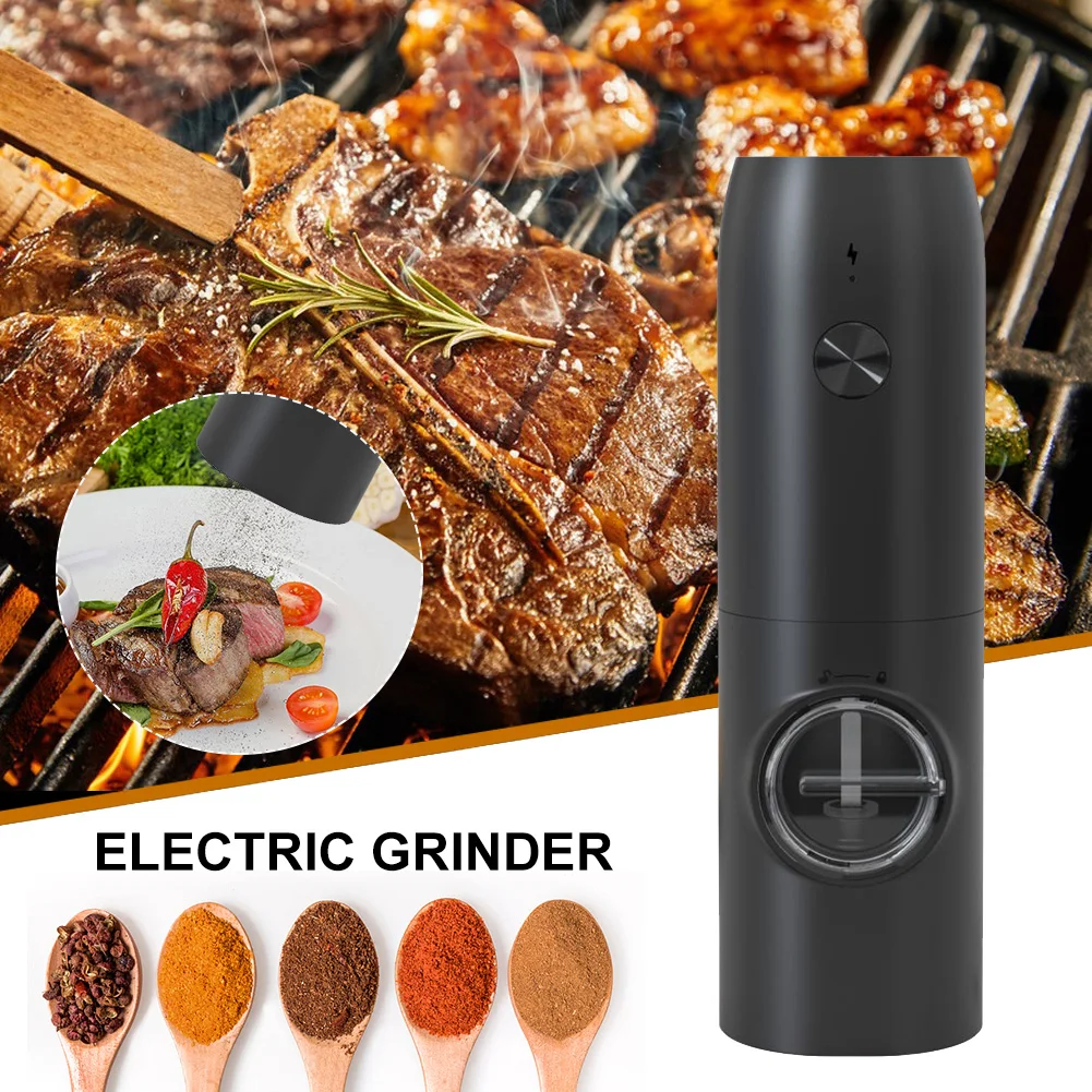 Electric Automatic Mill Salt Peper Grinder USB Rechargeable Spice Salt Pepper Grinder With LED Light Adjustable Coarseness Mill
Electric Automatic Mill Salt Peper Grinder USB Rechargeable Spice Salt Pepper Grinder With LED Light Adjustable Coarseness Mill