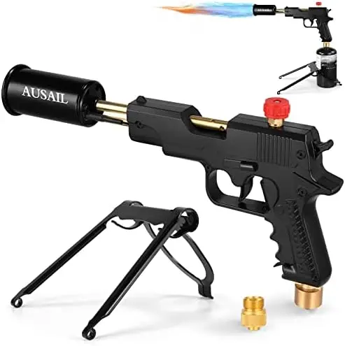 Torch,Cooking Propane Blow Torch Lighter,700,000BTU Flamethrower Fire Gun,Food Culinary Torch with Safety Lock,Campfire Starter
Torch,Cooking Propane Blow Torch Lighter,700,000BTU Flamethrower Fire Gun,Food Culinary Torch with Safety Lock,Campfire Starter