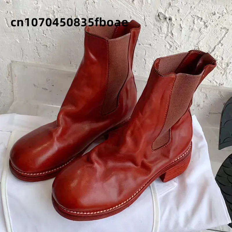 2022 New Women's Retro Short Boots Genuine Leather All-match Boots Non-slip Natural Fold Top Quality Luxury Solid Color
2022 New Women's Retro Short Boots Genuine Leather All-match Boots Non-slip Natural Fold Top Quality Luxury Solid Color
