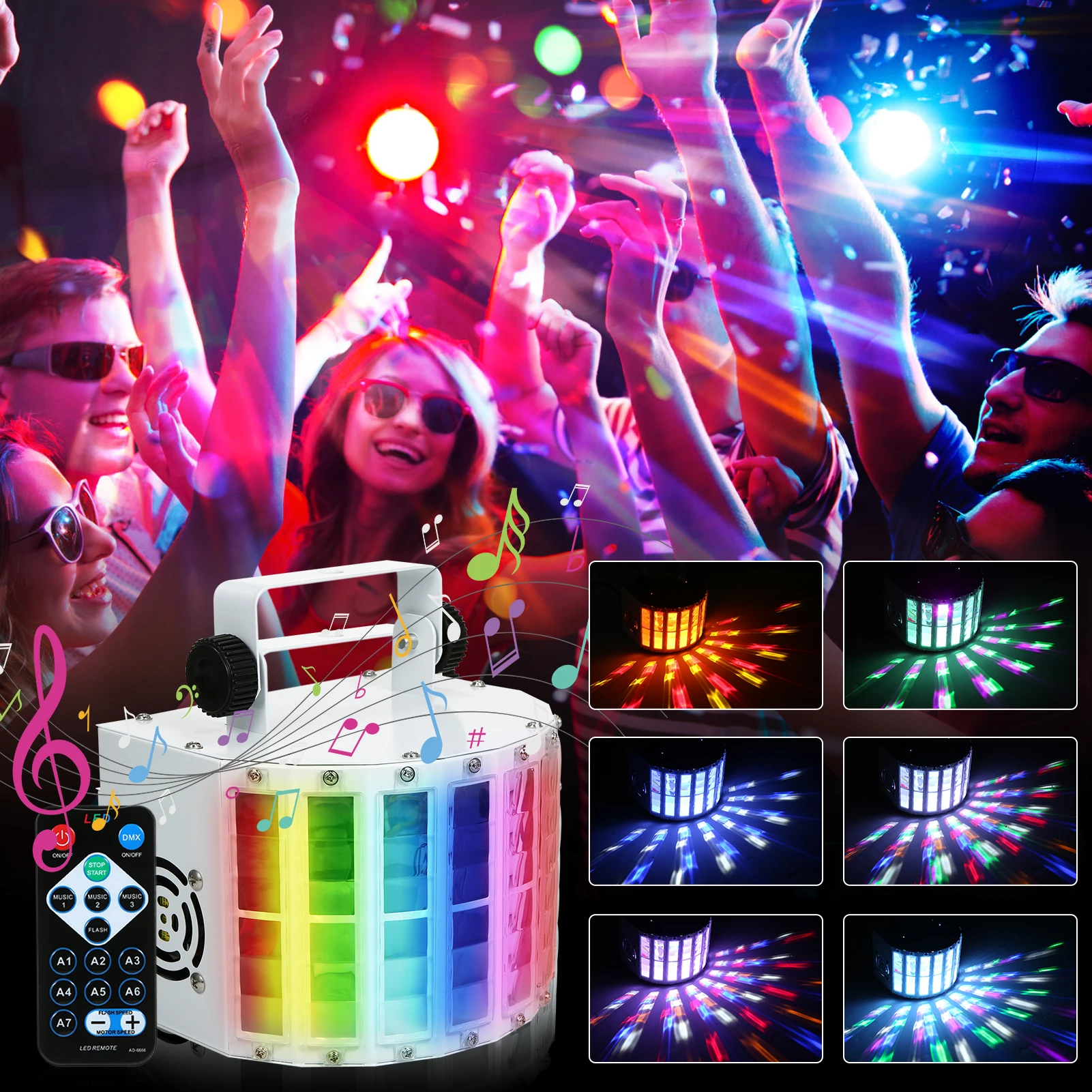 Disco Lights RGB LED Projector Lights RGB DJ Sound Party Lamp 24W Stage Lighting Lights Voice-control Automatic Control LED 
Disco Lights RGB LED Projector Lights RGB DJ Sound Party Lamp 24W Stage Lighting Lights Voice-control Automatic Control LED