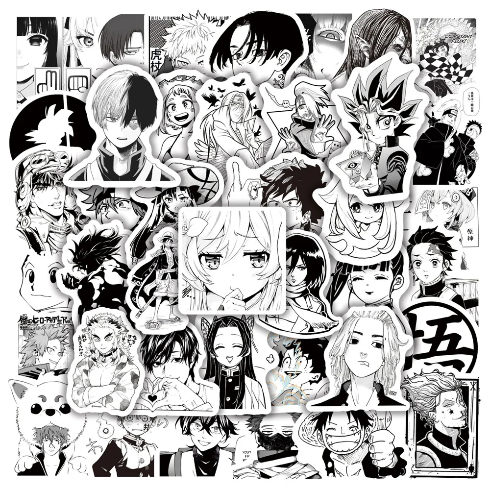 10/30/50PCS Black and White Anime Characters Mix and Match Graffiti Stickers Bicycle Laptop Electric Car Stickers Wholesale
10/30/50PCS Black and White Anime Characters Mix and Match Graffiti Stickers Bicycle Laptop Electric Car Stickers Wholesale