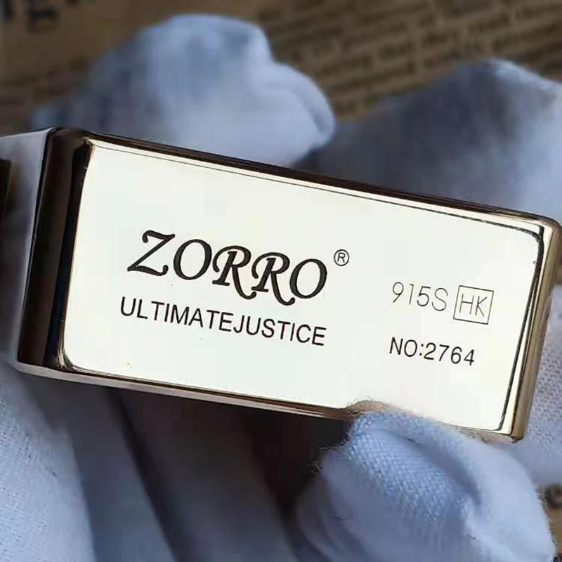 Zorro 915S Battle Armor Shield Kerosene Lighter Movie Version Heavy Armor Handmade Pure Copper Sealed Oil Waterproof Collection
Zorro 915S Battle Armor Shield Kerosene Lighter Movie Version Heavy Armor Handmade Pure Copper Sealed Oil Waterproof Collection