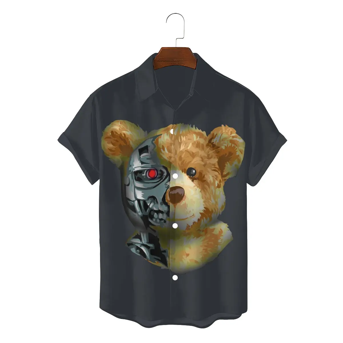 Teddy Bear Men's Shirts Bear Half Terminator Motivation Individuality 3D Shirt Original Streetwear New Trend
Teddy Bear Men's Shirts Bear Half Terminator Motivation Individuality 3D Shirt Original Streetwear New Trend