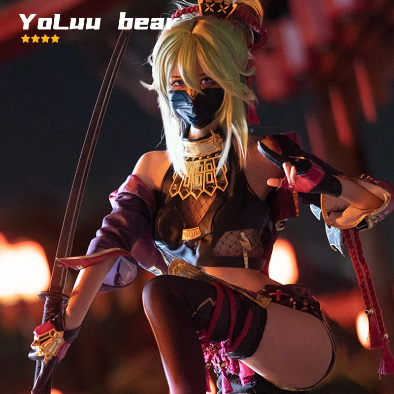 YoLuu bear 4-star Женский костюм для косплея из игры «Genshin Impact KukiShinobu»
YoLuu bear 4-star Женский костюм для косплея из игры «Genshin Impact KukiShinobu»