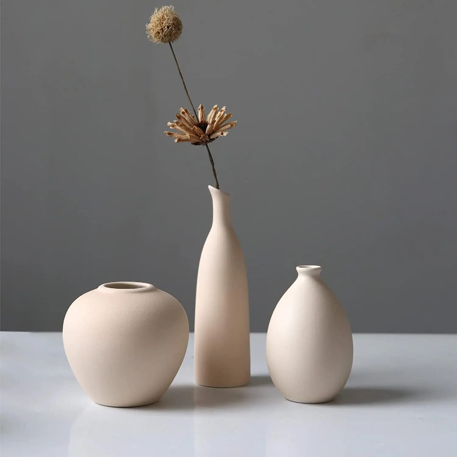 Ceramic Vase Set of 3, Modern Farmhouse Decor, Living Room Decor, Shelf Decor, Table Decor, Bookshelf, Mantel and Entryway Decor
Ceramic Vase Set of 3, Modern Farmhouse Decor, Living Room Decor, Shelf Decor, Table Decor, Bookshelf, Mantel and Entryway Decor