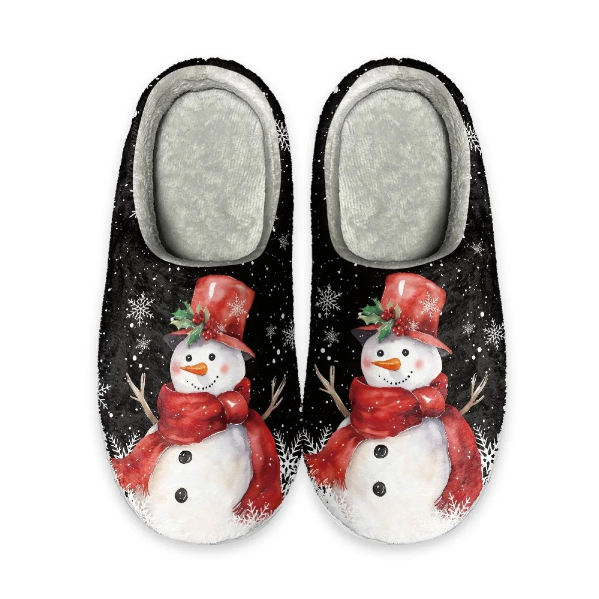 Fuzzy Slippers Cartoon Snowman Black Durable Cotton Slippers Comfortable Anti-slip Round Toe Women Flannel Zapatos Para Mujeres
Fuzzy Slippers Cartoon Snowman Black Durable Cotton Slippers Comfortable Anti-slip Round Toe Women Flannel Zapatos Para Mujeres