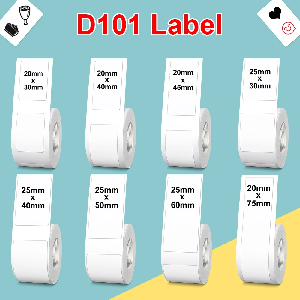 Niimbot D101 Printing Label White Label Sticker Paper Waterproof Scratch-Resistant Thermal Label for NiiMbot D101 Label Printer
Niimbot D101 Printing Label White Label Sticker Paper Waterproof Scratch-Resistant Thermal Label for NiiMbot D101 Label Printer